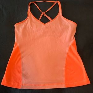🍋Lululemon Workout Tank Pink Coral Bra 10